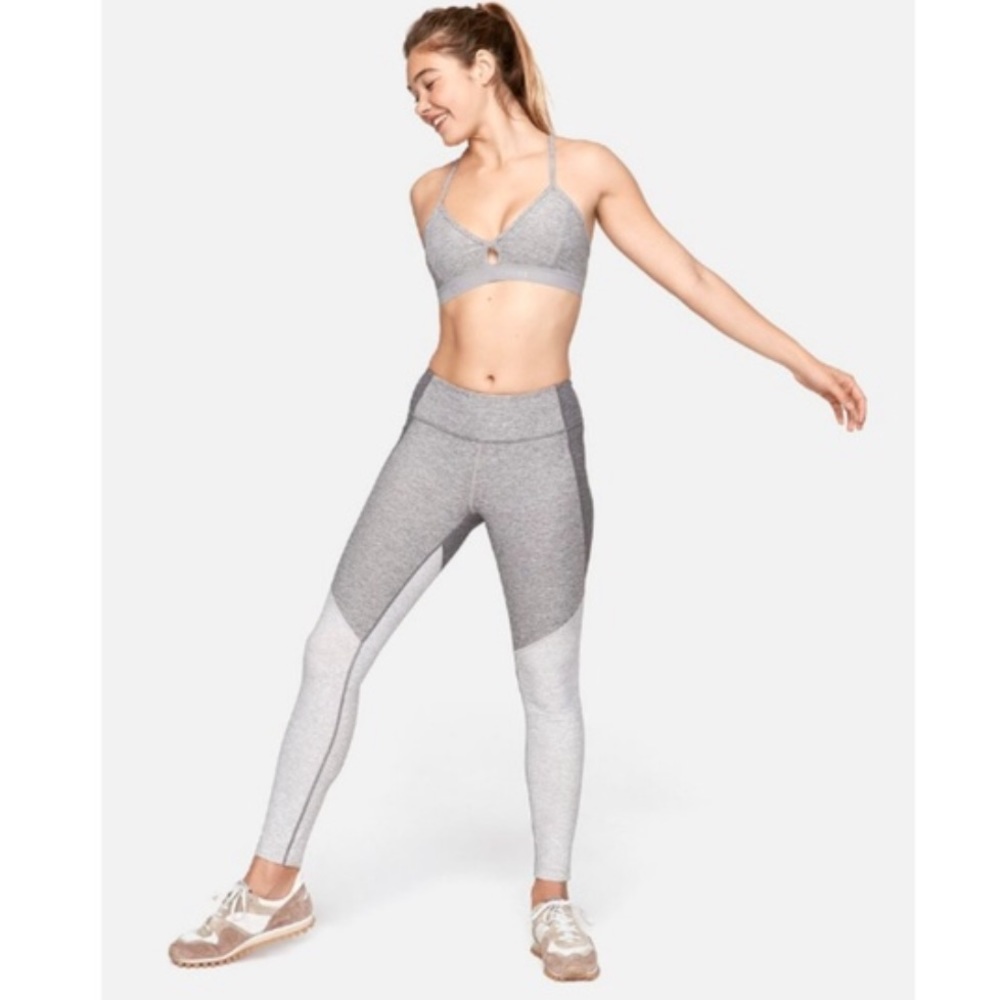 Outdoor Voices Gray Tri-Toned Leggings Sz M - Picture 8 of 10